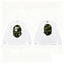 BAPE Style Big Camo Ape Head Long-Sleeve Tee - White/Green