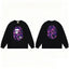 BAPE Style Big Camo Ape Head Long-Sleeve Tee - Black/Purple
