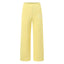 Broken Planet Logo Pale Yellow Wide Leg Sweatpants