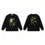 BAPE Style Big Camo Ape Head Long-Sleeve Tee - Black/Green