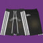 Roughplay Arch Logo Track Shorts - Black