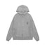 Broken Planet Knit Full Zip Hooded Cardigan - Heather Grey