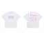 BAPE Style Cherry Blossom Ape Head Graphic Short-Sleeve Tee - White