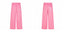 Broken Planet Logo Pink Wide Leg Sweatpants