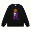 BAPE Style Baby Milo Peeking on Camo Ape Head Long-Sleeve Tee - Black/Purple