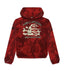 Hellstar Sports Red Tye-Dye Skull Hoodie