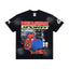Hellstar Boxing Devil Vintage Wash Graphic Oversized T-Shirt - Washed Black