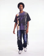 Hellstar Printed Cargo Pants Black
