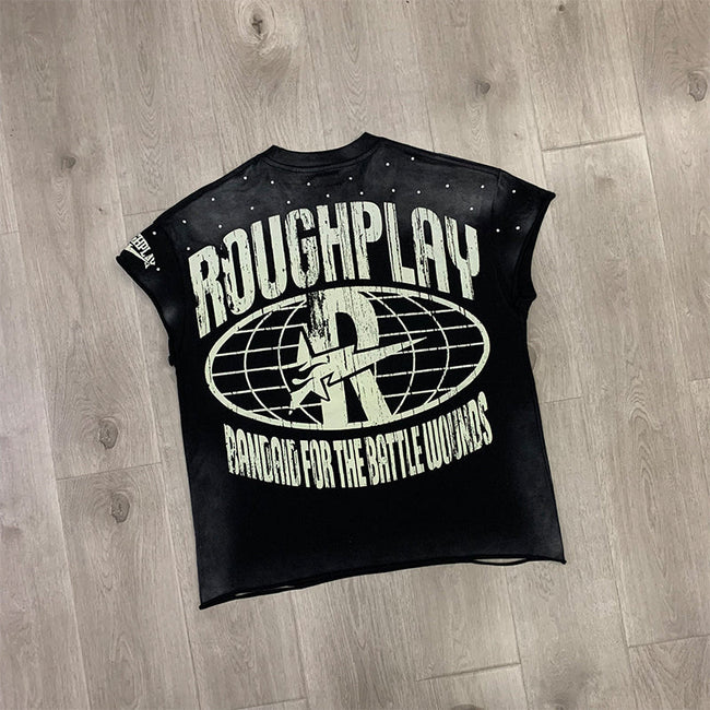 Rough Play T Shirts RoughPlay Monster CutOff Sleeves Main Image