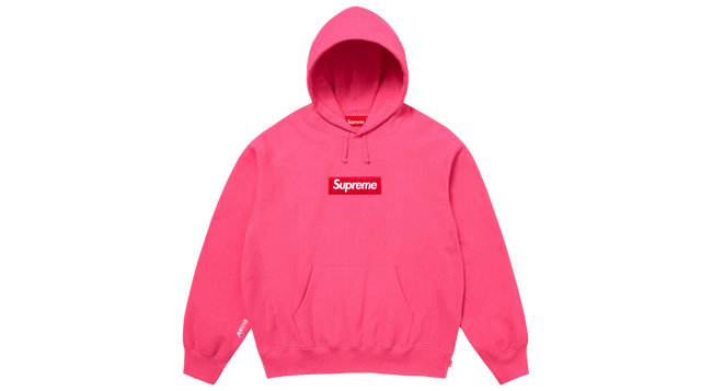 Supreme Box Logo Hoodie Pink (FW25) Hover Image