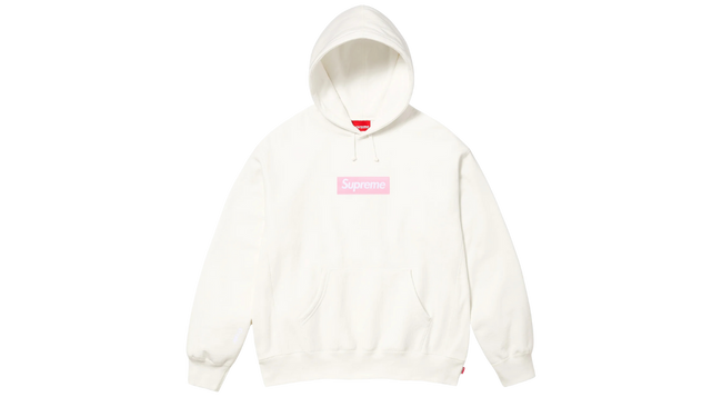 Supreme Box Logo Hoodie White (FW25) Hover Image