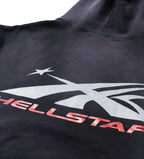 Hellstar Airbrushed Skull Hoodie Black