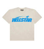 Hellstar Classic Logo Gel Tee Cream/Blue