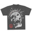 Hellstar Studios Crowned Skull Rhinestone Vintage Black
