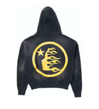 Hellstar No Guts No Glory Faded Black Hoodie