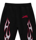 Hellstar Sports Future Flame Sweatpants Black