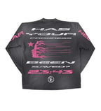 Hellstar Studios QR Code Christ Long Sleeve L/S Tee Black