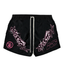 Hellstar Studios Waxed Nylon Athletic Shorts Black