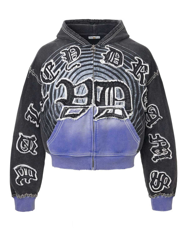 Vale Forever Hypnotiq Zip Up Hoodie Black Hover Image
