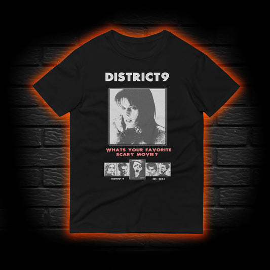 “DISTRICT9 SCARY MOVIE” T-SHIRT