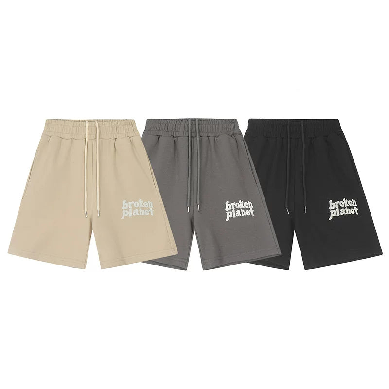 Broken Planet Logo Fleece Sweat Shorts - 3 Colors Available