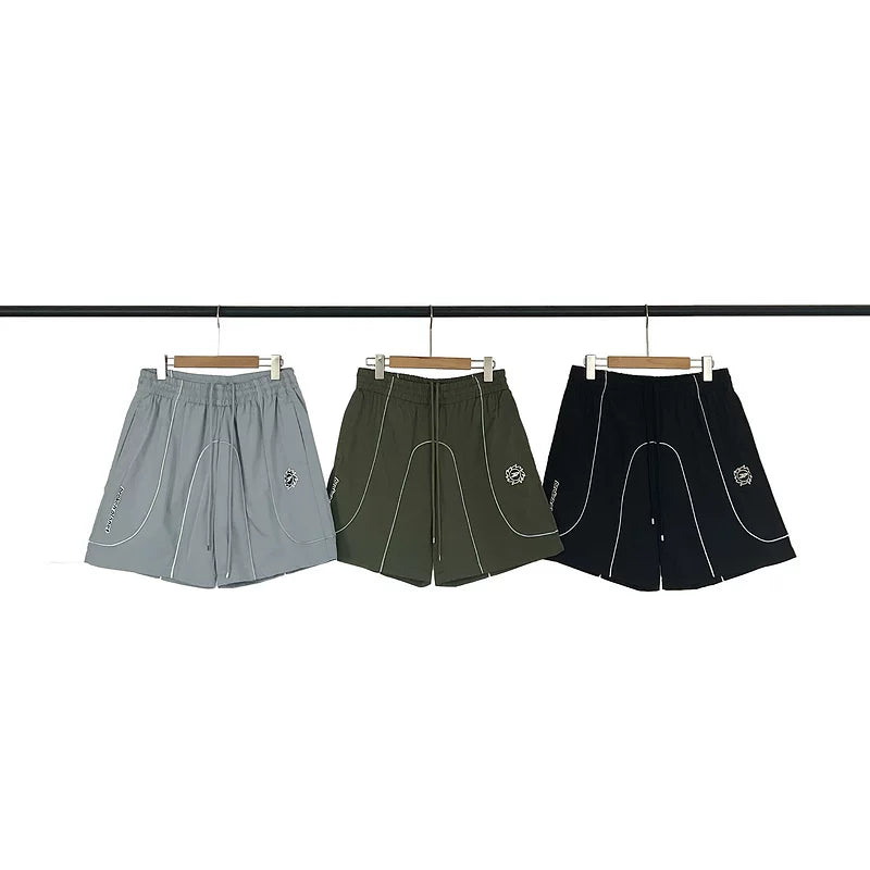 Broken Planet Reflective Piping Nylon Shorts - 3 Colors Available