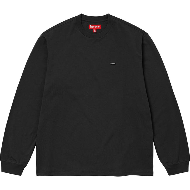 Supreme Small Box L/S Tee – Black Hover Image