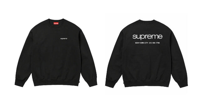 Supreme Shop Crewneck – Black Hover Image