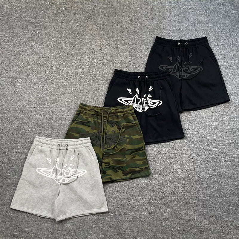 1. Broken Planet Melting Planet Logo Sweat Shorts - 4 Colors Available