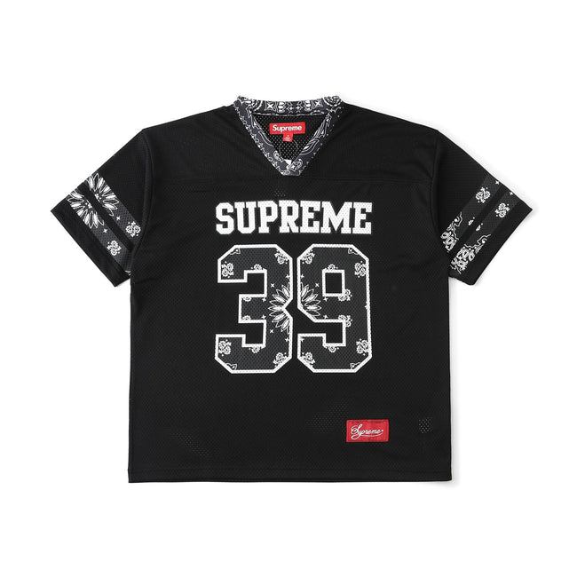 Supreme Bandana Football Jersey – Black Hover Image