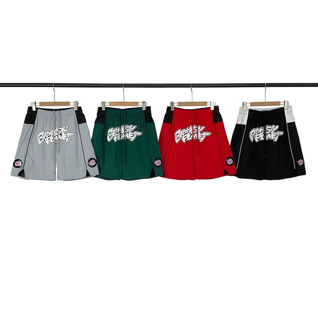 Broken Planet Graffiti Basketball Mesh Shorts‑4 Colors