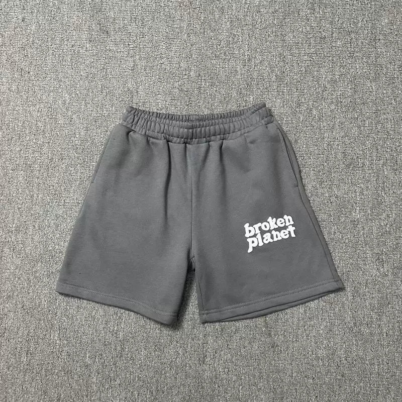 Broken Planet Logo Fleece Sweat Shorts - 3 Colors Available