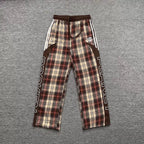 Broken Planet Side Stripe Plaid Wide Leg Pants‑3 Colors