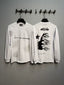 Hellstar "Death to Traitors" Vintage Long Sleeve Tee - White