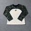Broken Planet Camo Raglan Waffle Long Sleeve T-Shirt