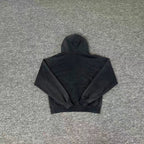 Broken Planet Minimal Embroidery Washed Black Matching Tracksuit Set