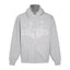 Broken Planet Outline Cracked Planet Grey Zip Hoodie