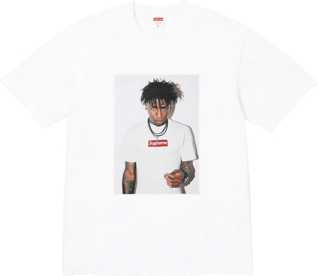 Supreme NBA YoungBoy Photo Tee – White Hover Image