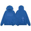 Broken Planet Tonal Logo Royal Blue Oversized Hoodie