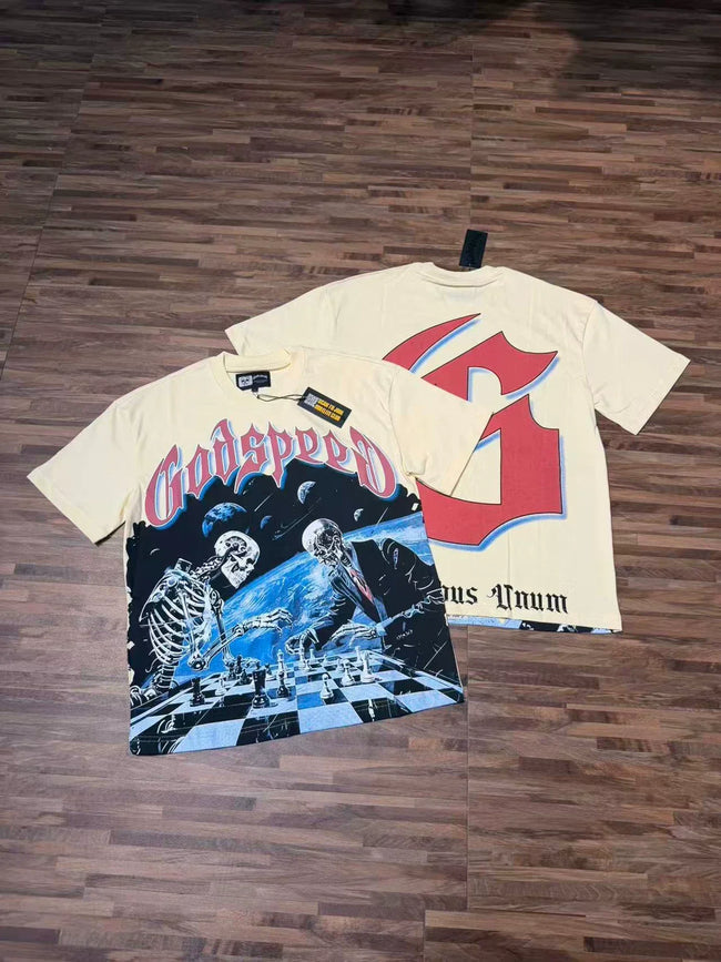 Godspeed Graphic T-Shirt – Vintage Racing Streetwear Hover Image