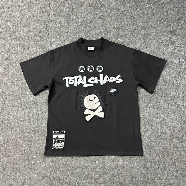Broken Planet Total Chaos Graphic T-Shirt - Black Hover Image