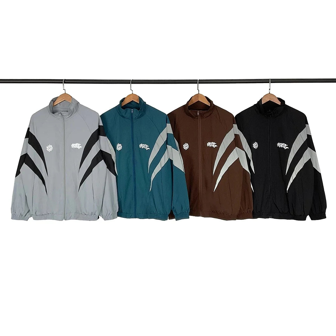 Broken Planet Angular Color‑Block Track Jacket‑4 Colors
