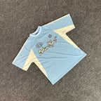 Broken Planet Light Blue Retro Football Jersey T-Shirt