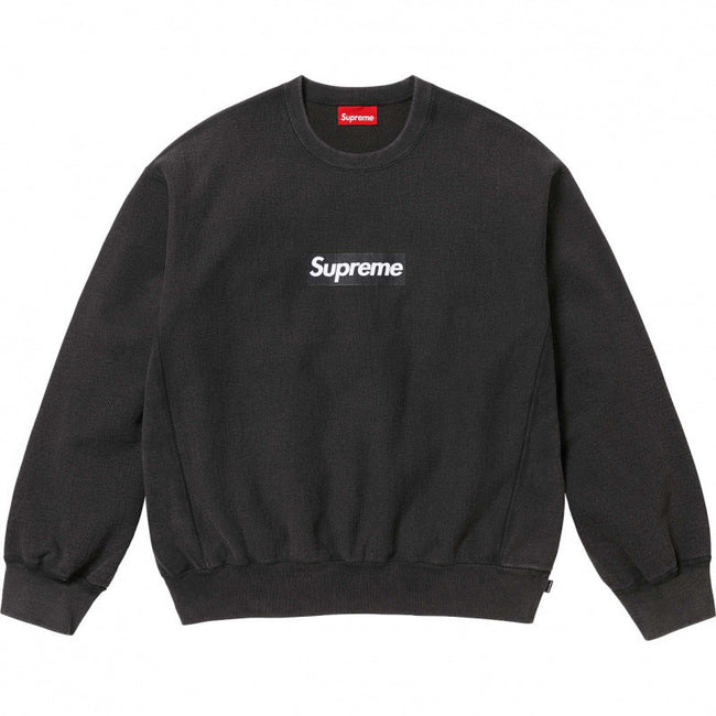 Supreme Box Logo Crewneck Sweatshirt - Black Hover Image