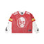 "Godspeed" Layered Mesh Skull Long Sleeve Jersey (Red/White/Yellow)