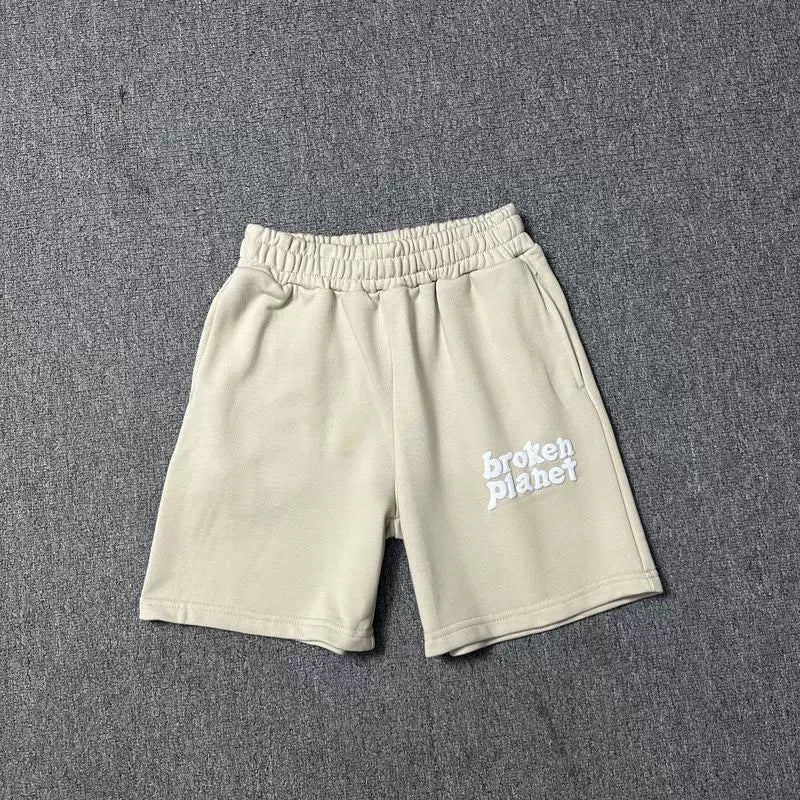 Broken Planet Logo Fleece Sweat Shorts - 3 Colors Available