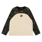 Broken Planet Camo Raglan Waffle Long Sleeve T-Shirt