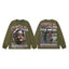 Hellstar Attack From Hell Invasion Graphic Long Sleeve Tee - Olive Green