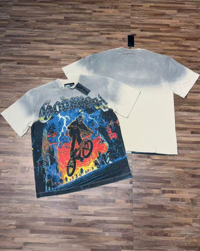 Godspeed Vintage BMX Street Graphic T-Shirt – White Hover Image