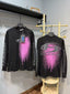 Hellstar Spray Paint Logo Long Sleeve Tee - Black / Pink